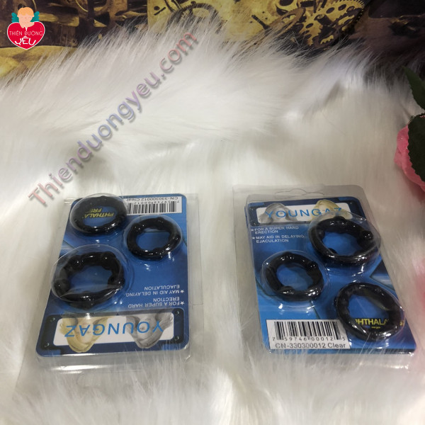 Bộ Ba Vòng Đeo Dương Vật Đôn Cao Cấp Chính  Hãng